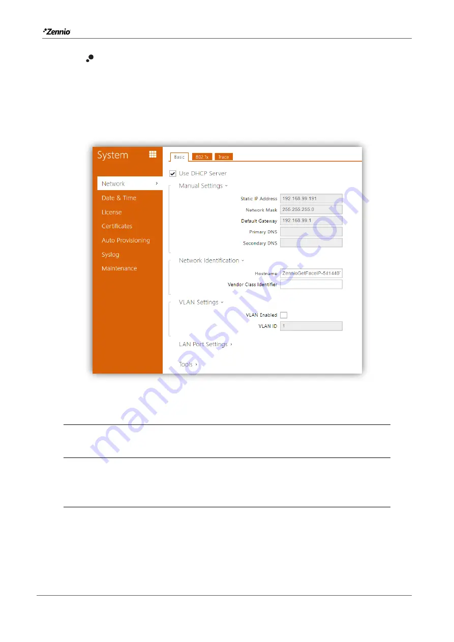 Zennio GetFace IP ZVP-CAM User Manual Download Page 13