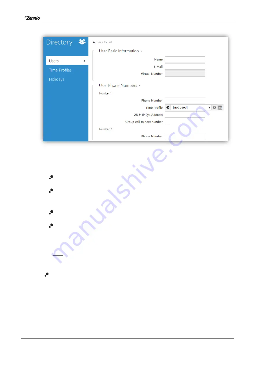 Zennio GetFace IP ZVP-CAM User Manual Download Page 21