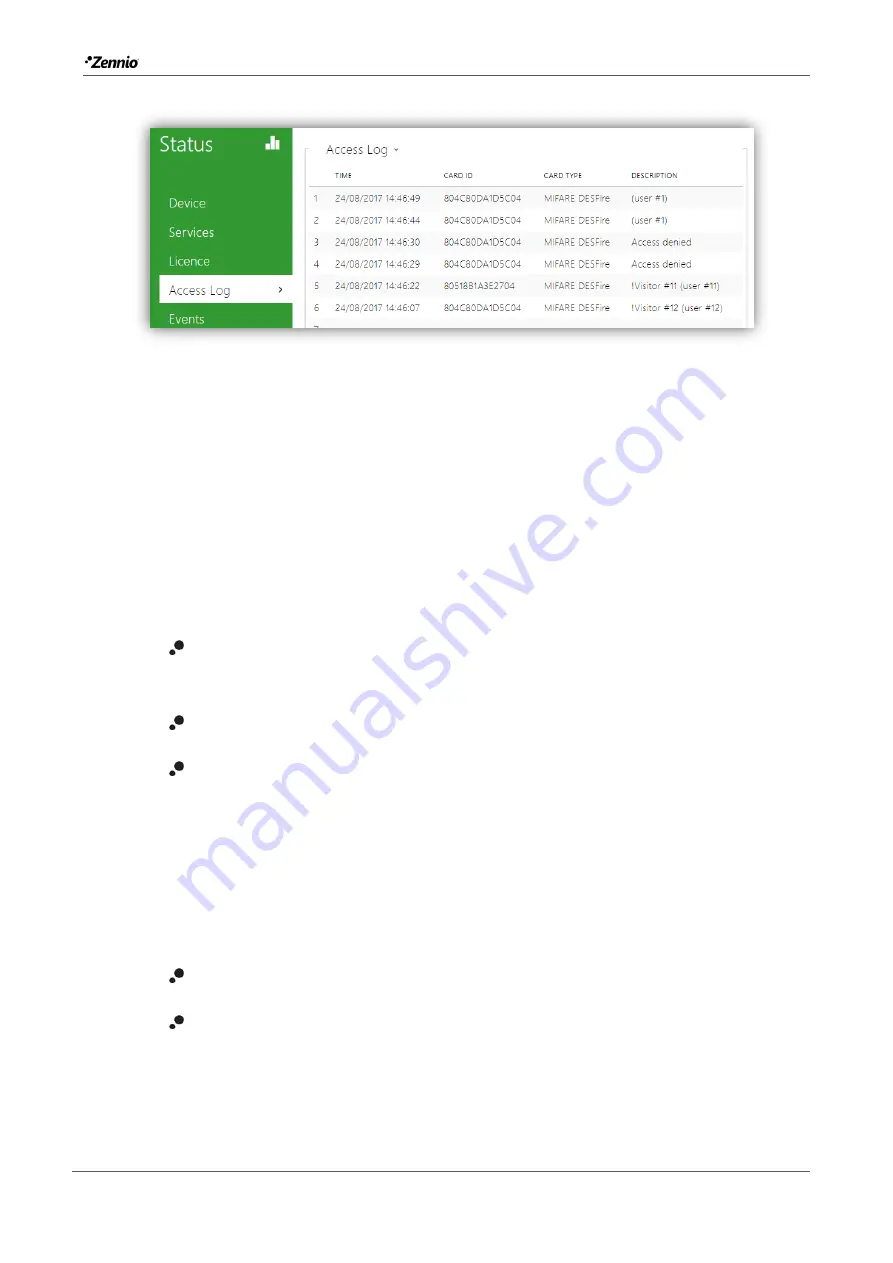 Zennio GetFace IP ZVP-CAM User Manual Download Page 34