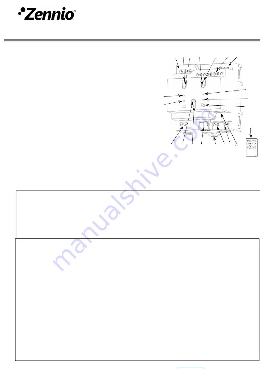 Zennio ZPRHP Technical Documentation Download Page 1