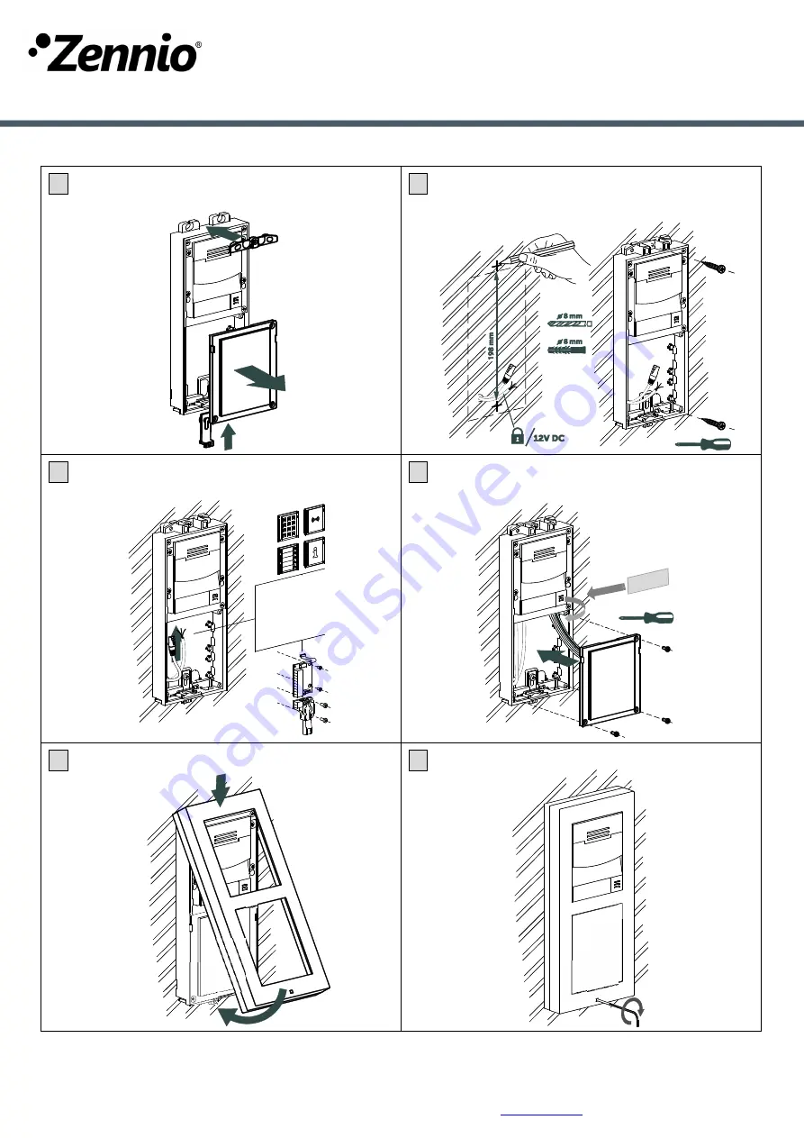 Zennio ZVP-CB2M Assembly Instructions Download Page 1