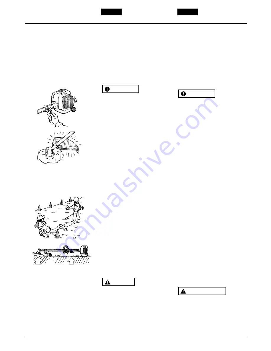 Zenoah BC2602DLM Operator'S Manual Download Page 18