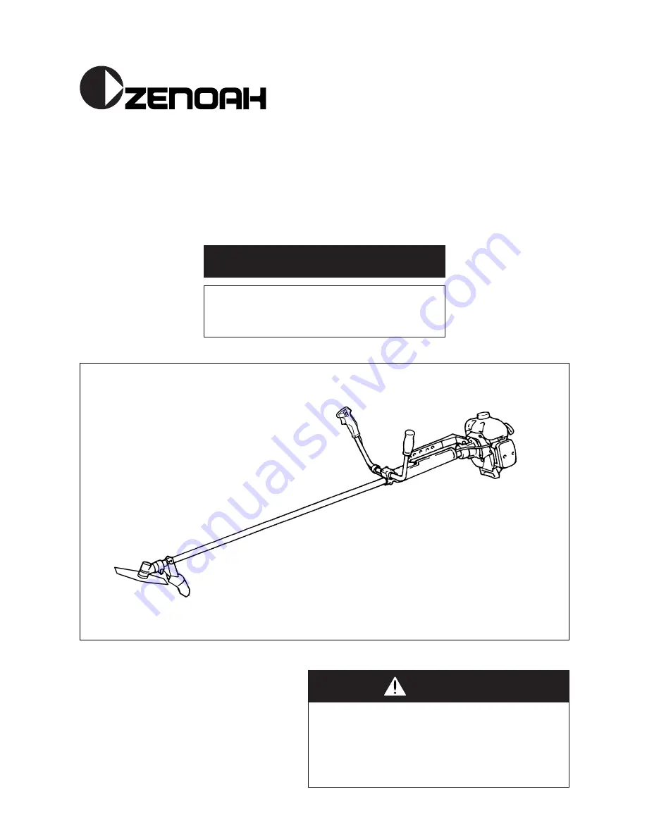 Zenoah BC4310FW Скачать руководство пользователя страница 1