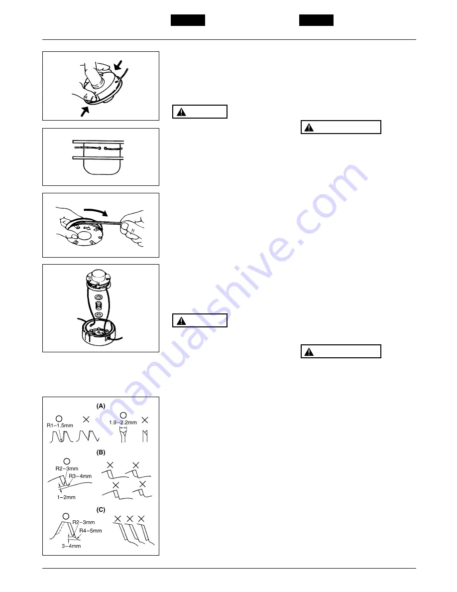 Zenoah BCX2601DL Operator'S Manual Download Page 48