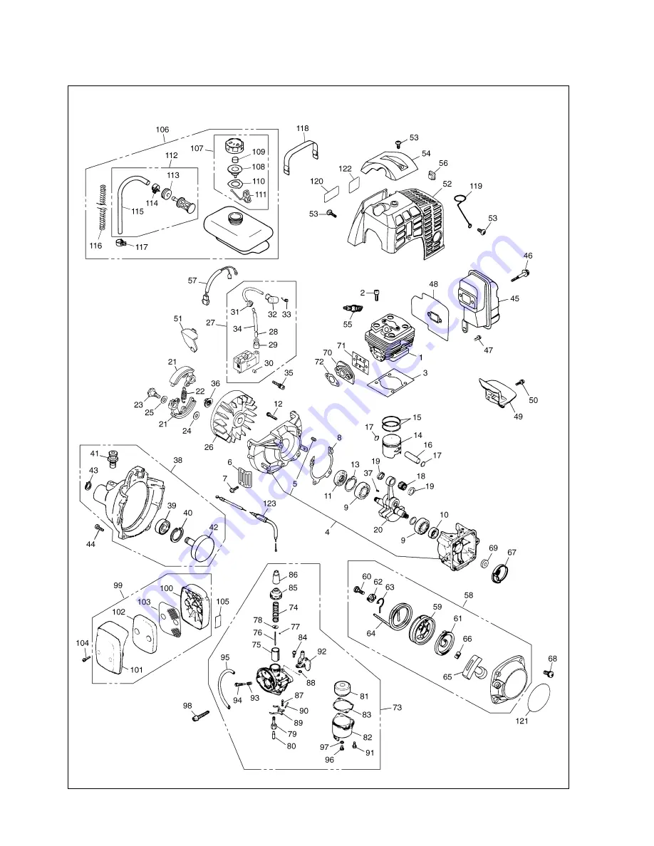 Zenoah BK3501FL Parts List Download Page 6