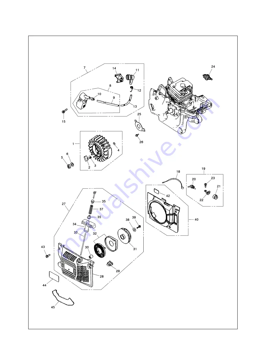 Zenoah CHAIN SAW G5200 Parts List Download Page 4