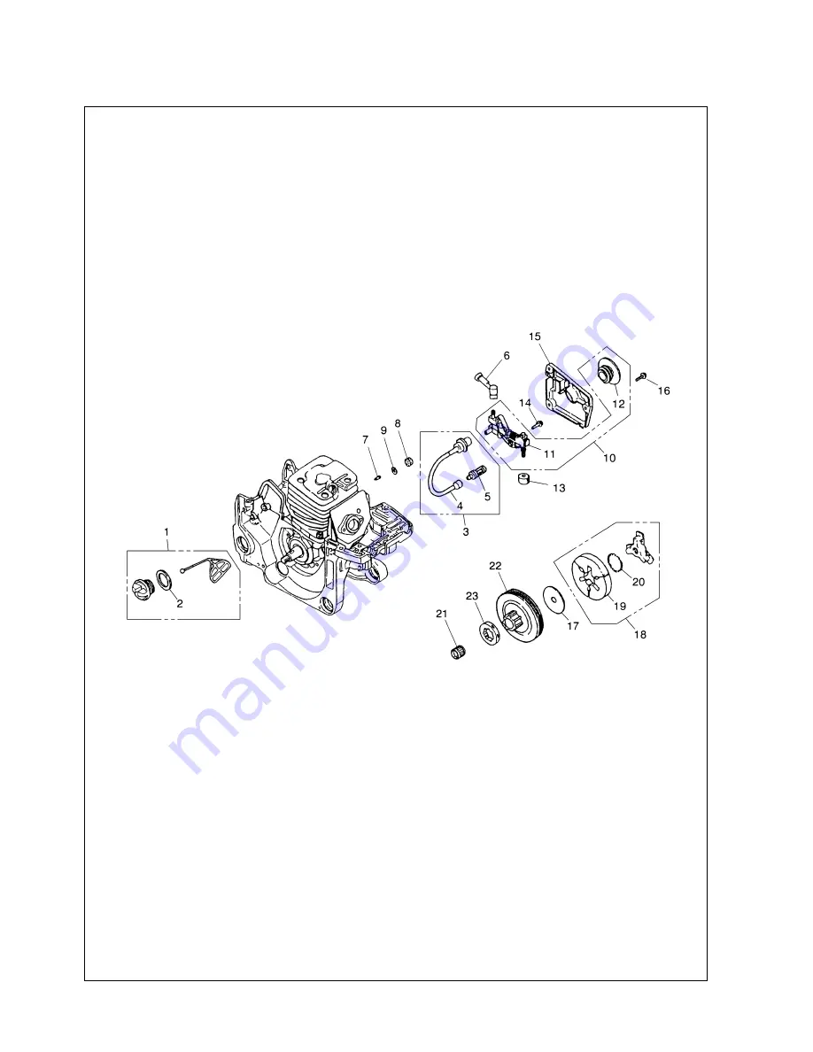 Zenoah CHAIN SAW G5200 Parts List Download Page 10