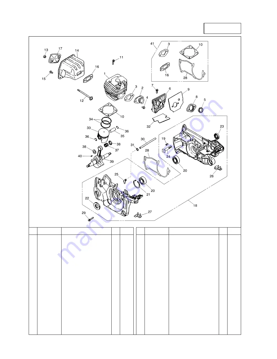 Zenoah G5200 Parts List Download Page 2