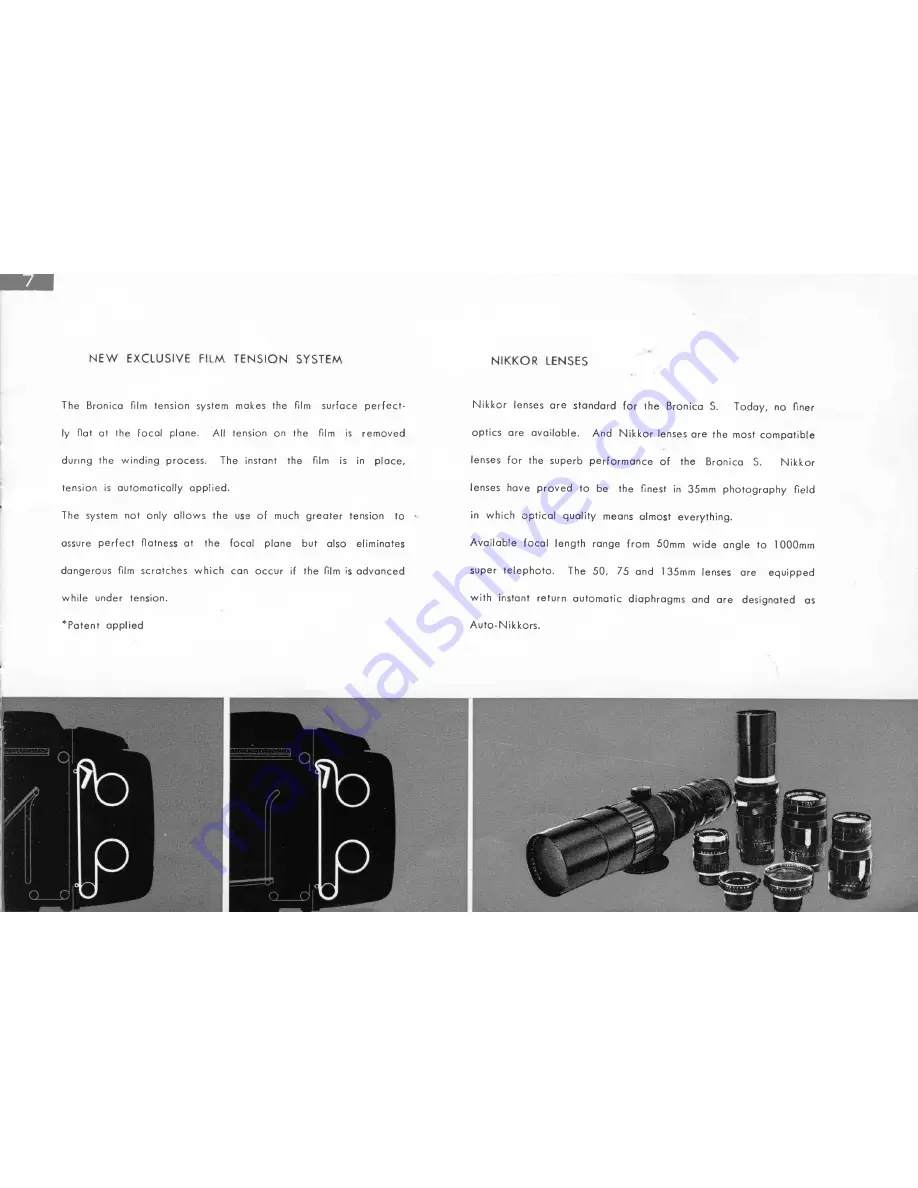 Zenza Bronica S Instructions Manual Download Page 8