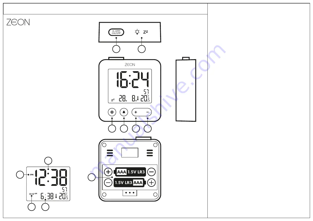 Zeon CE4557 Скачать руководство пользователя страница 3