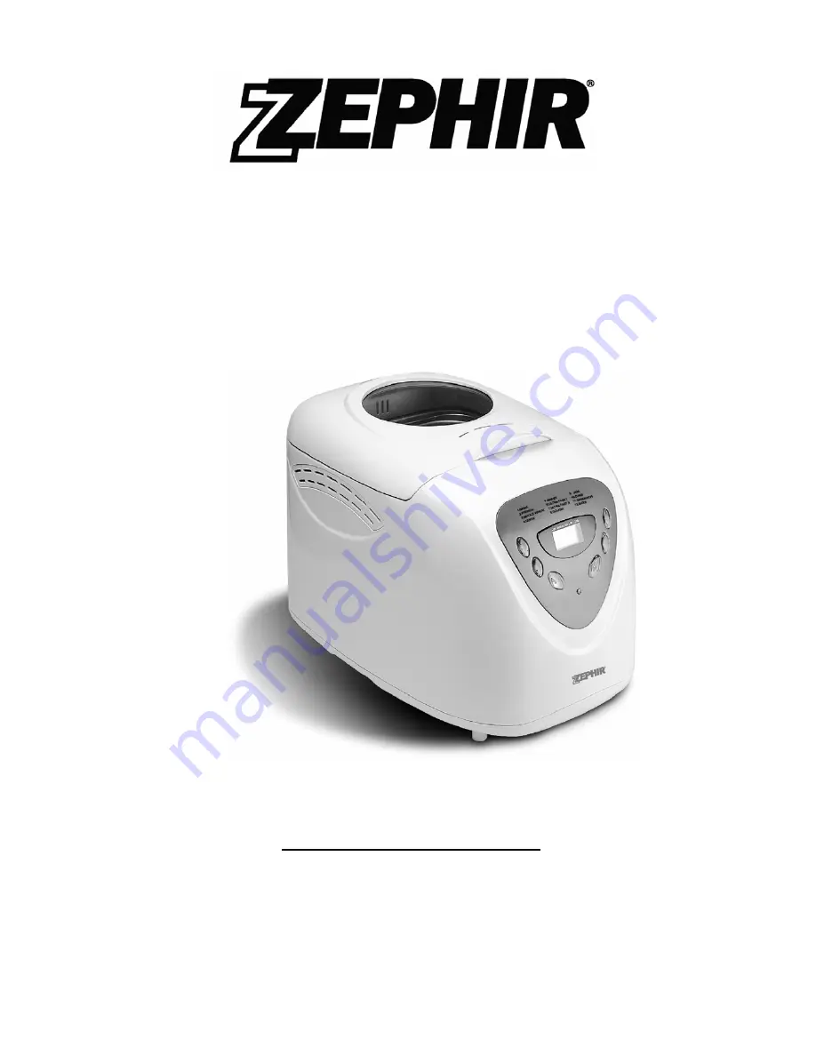 Zephir ZHC1000 Instruction Manual Download Page 1