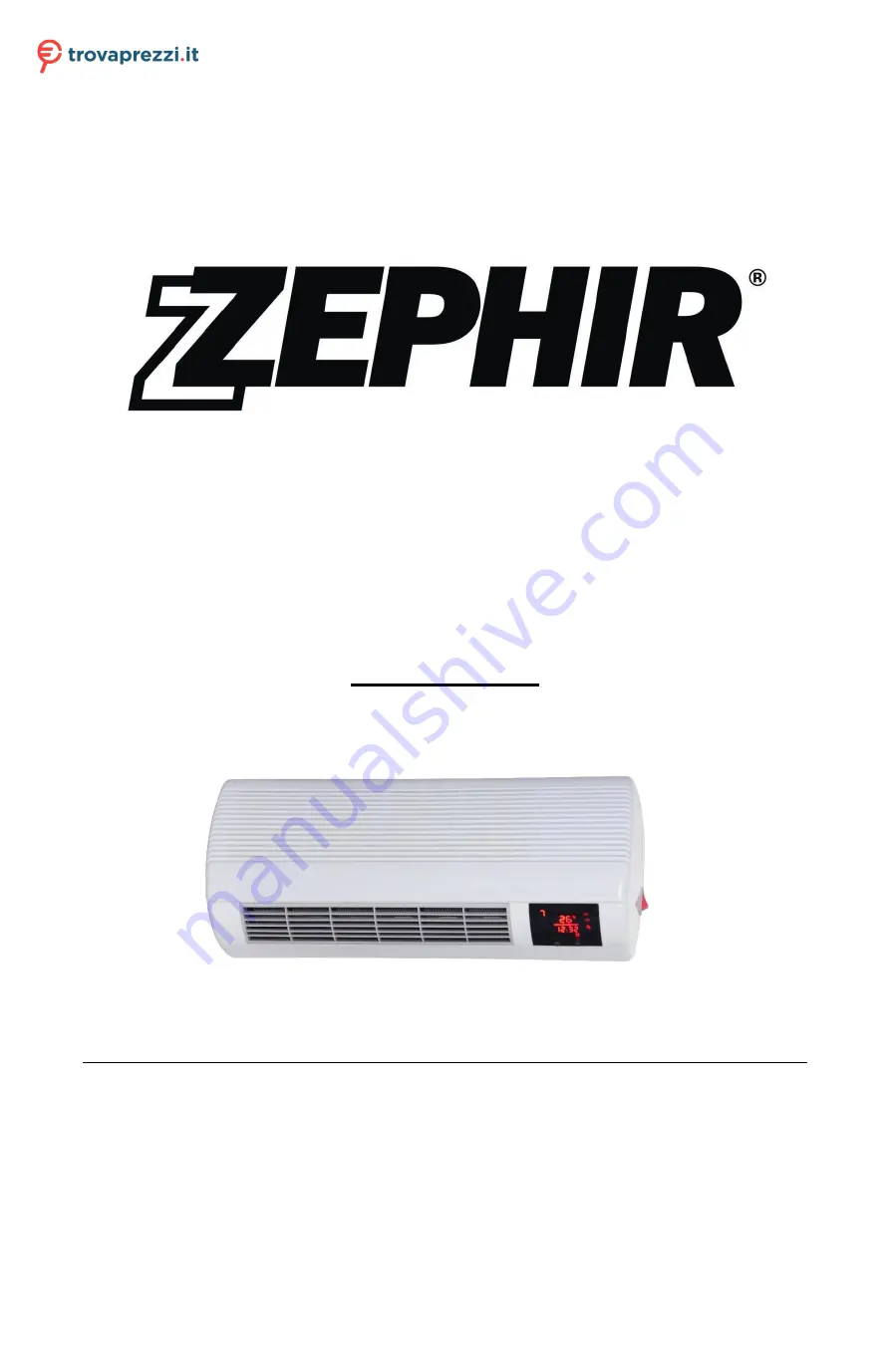 Zephir ZMW1900B Instruction Manual Download Page 1