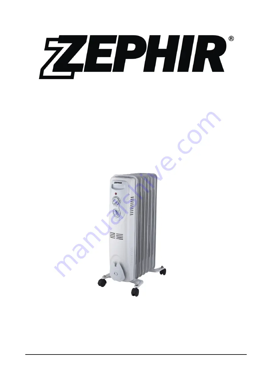 Zephir ZRA1516 Instruction Manual Download Page 1