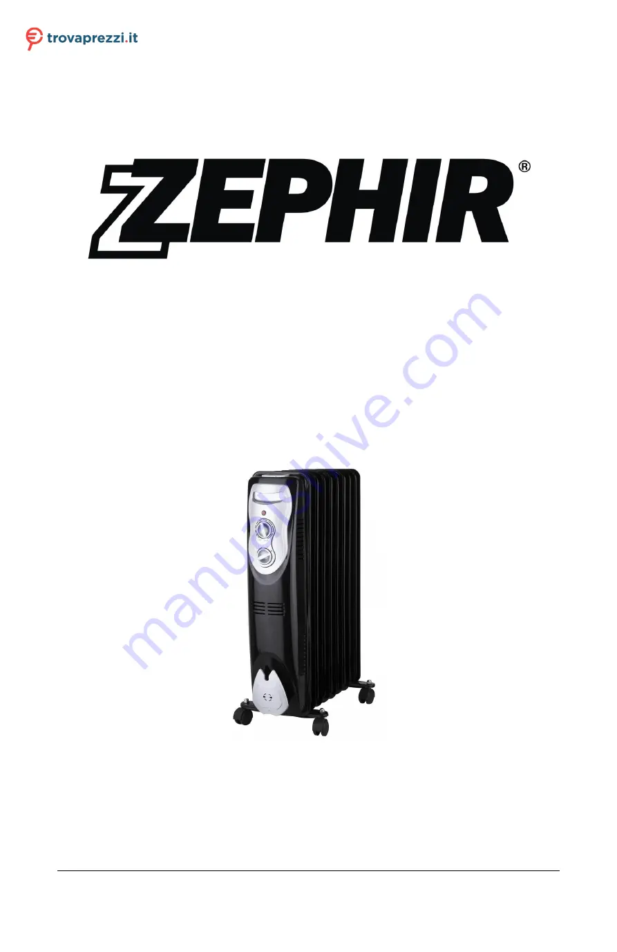 Zephir ZRA1519 Quick Start Manual Download Page 1