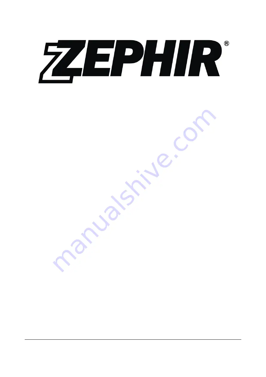 Zephir ZUW12000 Manual Download Page 1