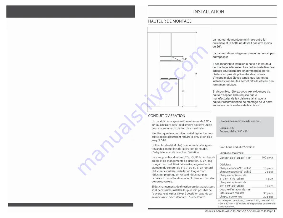 Zephyr AK6536 Use, Care & Installation Manual Download Page 2