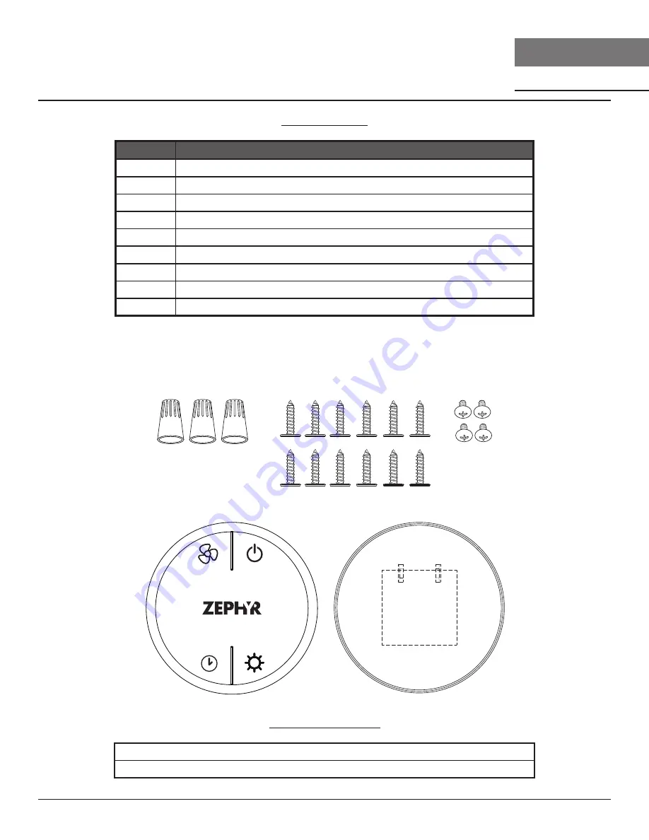 Zephyr Monsoon II Use, Care And Installation Manual Download Page 46