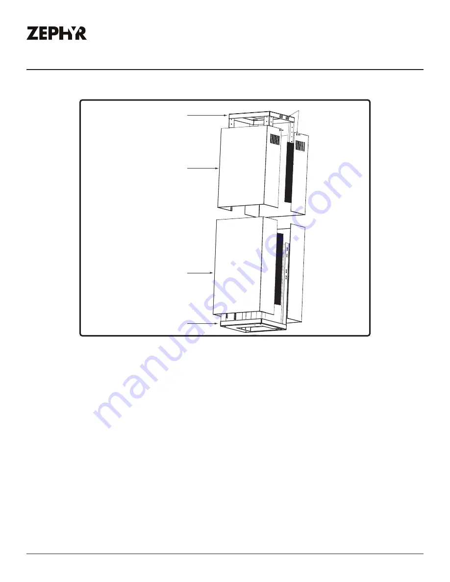 Zephyr Verona Island ZVN-E42BG Use, Care And Installation Manual Download Page 21