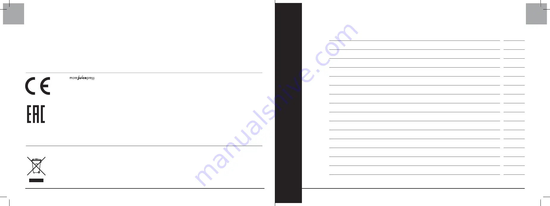 Zepter moreJUICEpress Instruction Manual Download Page 37