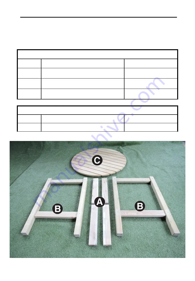 Zest 4 Leisure Bahama Large Round Table Скачать руководство пользователя страница 2