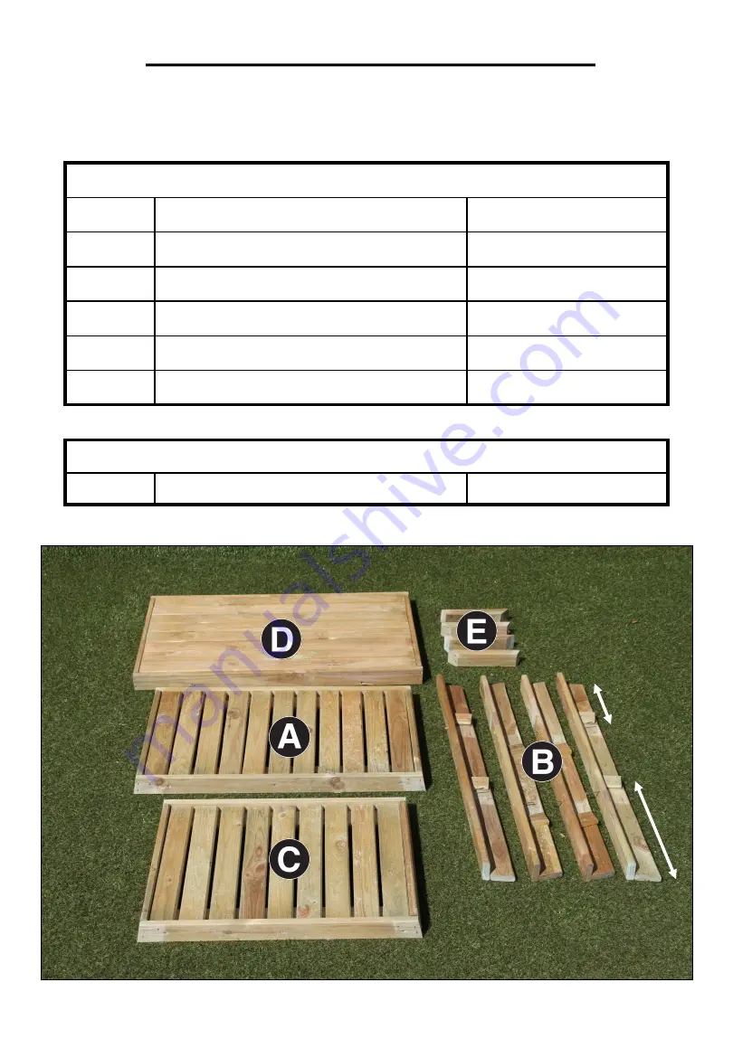 Zest 4 Leisure BBQ Side Table Assembly Instructions Download Page 2