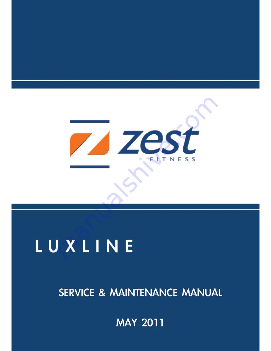 Zest luxline Скачать руководство пользователя страница 1