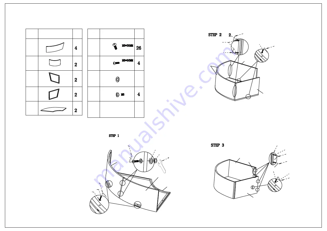 Zest Rattan Daybed OCLJ0410 Assembly Instructions Download Page 4