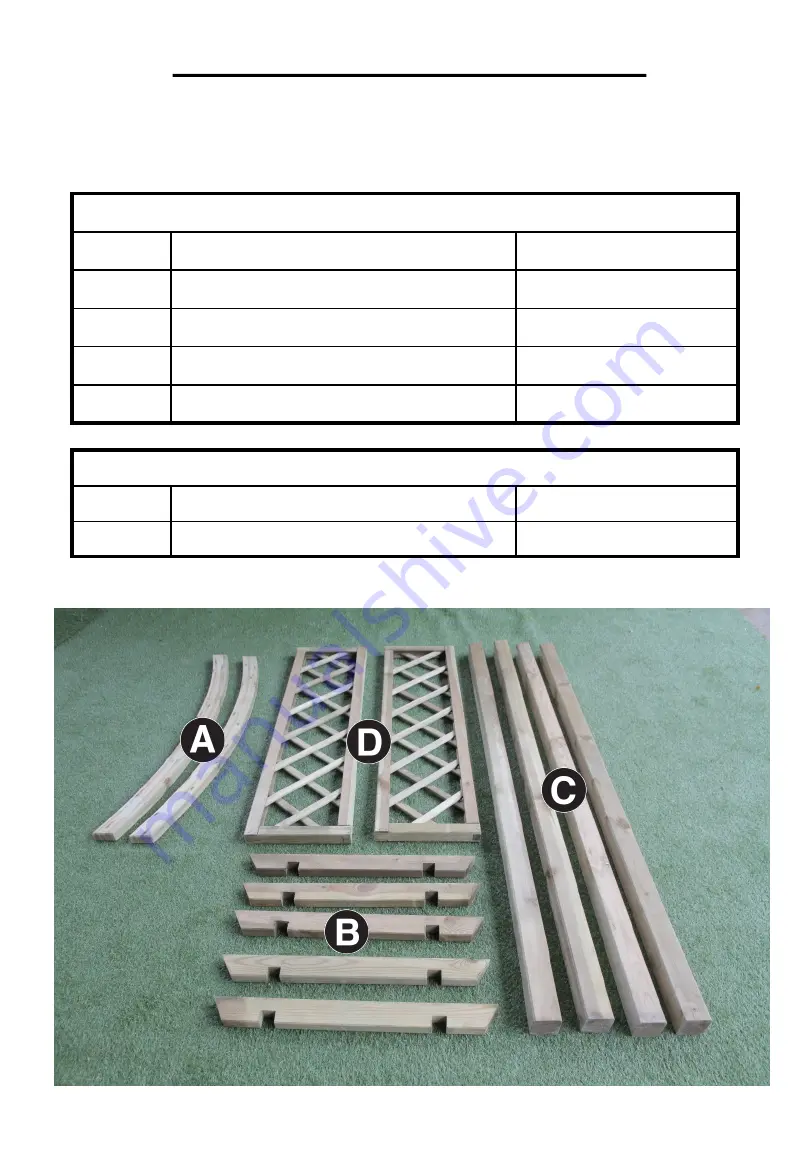 Zest4Leisure Starlight Arch Assembly Instructions Download Page 2