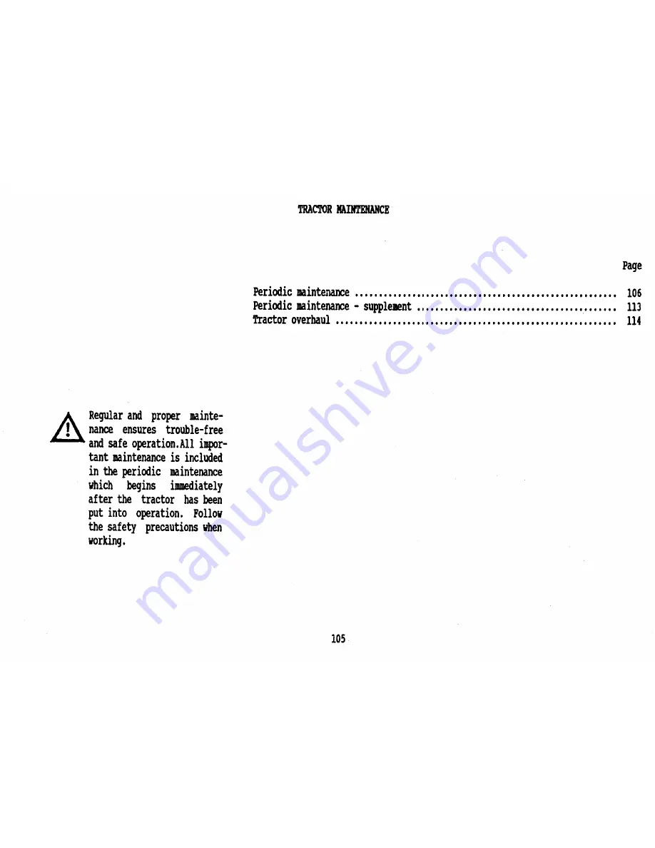 Zetor 10520 TURBO INTERCOOLER Operator'S Manual Download Page 107