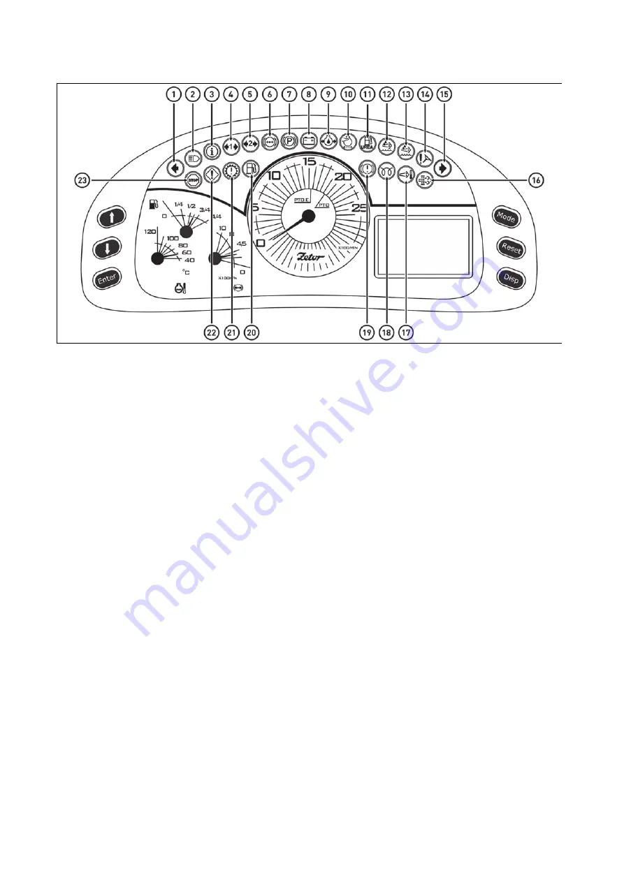 Zetor CRYSTAL Series Operator'S Manual Download Page 44