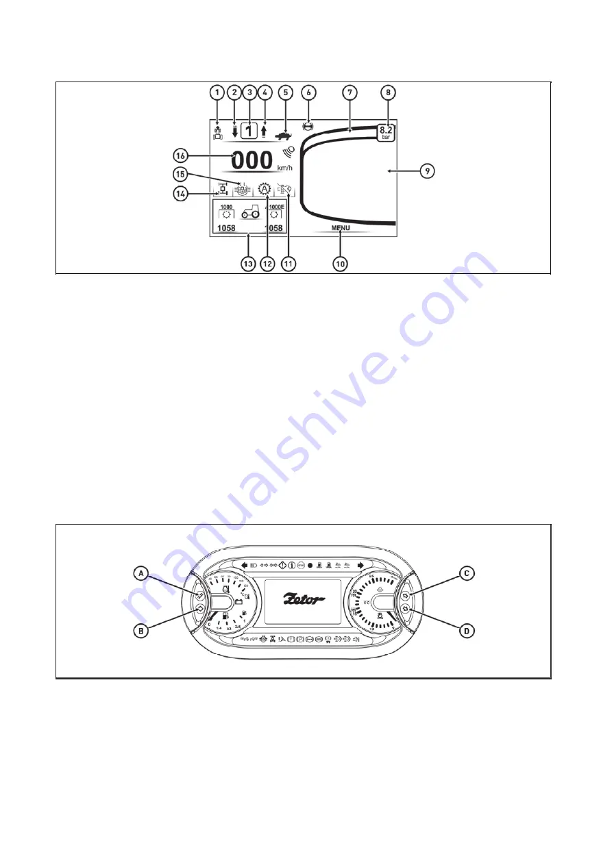 Zetor FORTERRA HSX Series Operator'S Manual Download Page 54