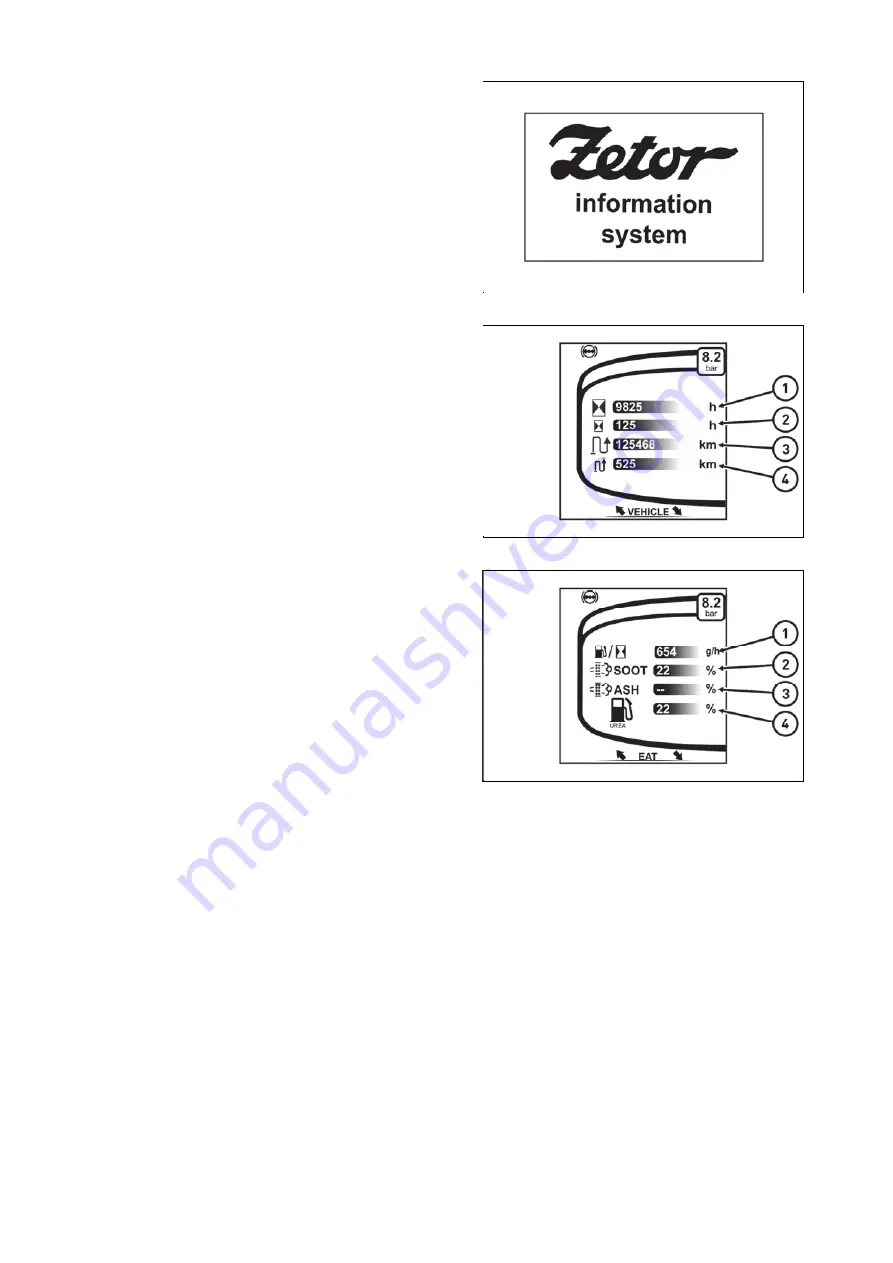 Zetor FORTERRA HSX Series Operator'S Manual Download Page 55