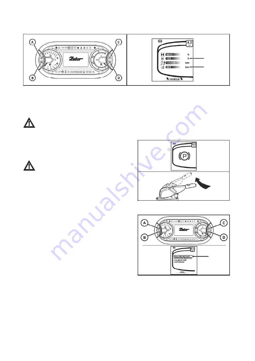 Zetor FORTERRA HSX Series Operator'S Manual Download Page 58