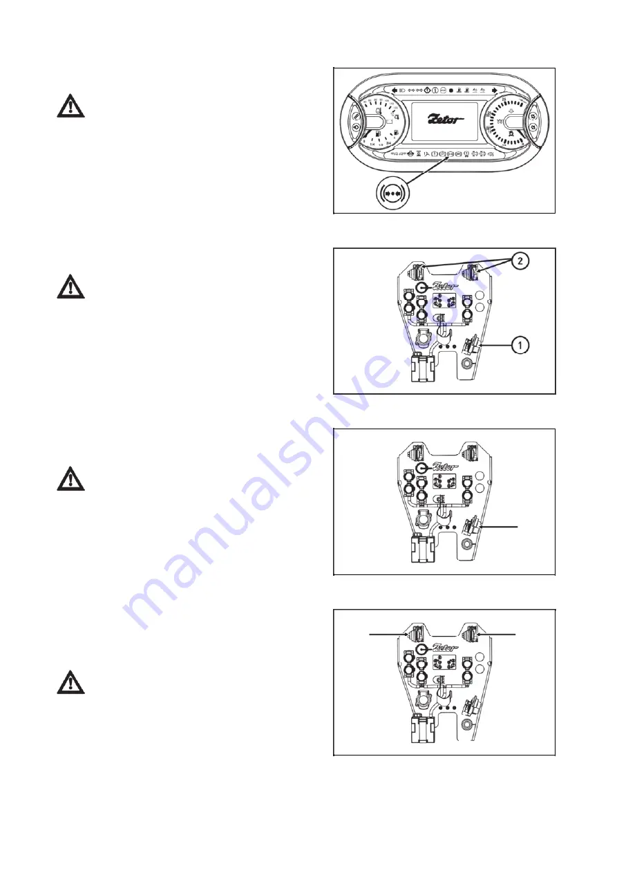 Zetor FORTERRA HSX Series Operator'S Manual Download Page 110