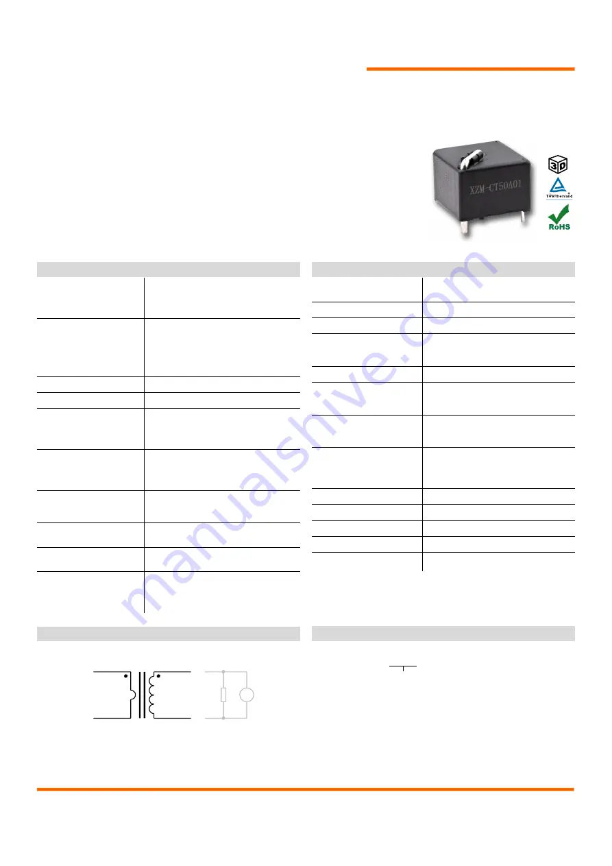 ZETTLER XZM-CT50A01 Manual Download Page 1