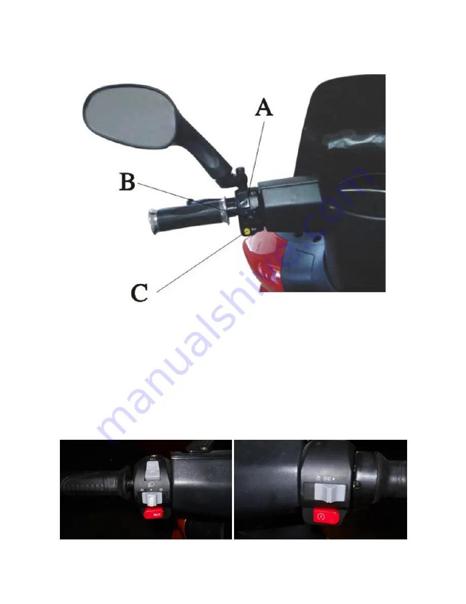 ZEV electric motor scooter Operating Manual Download Page 6