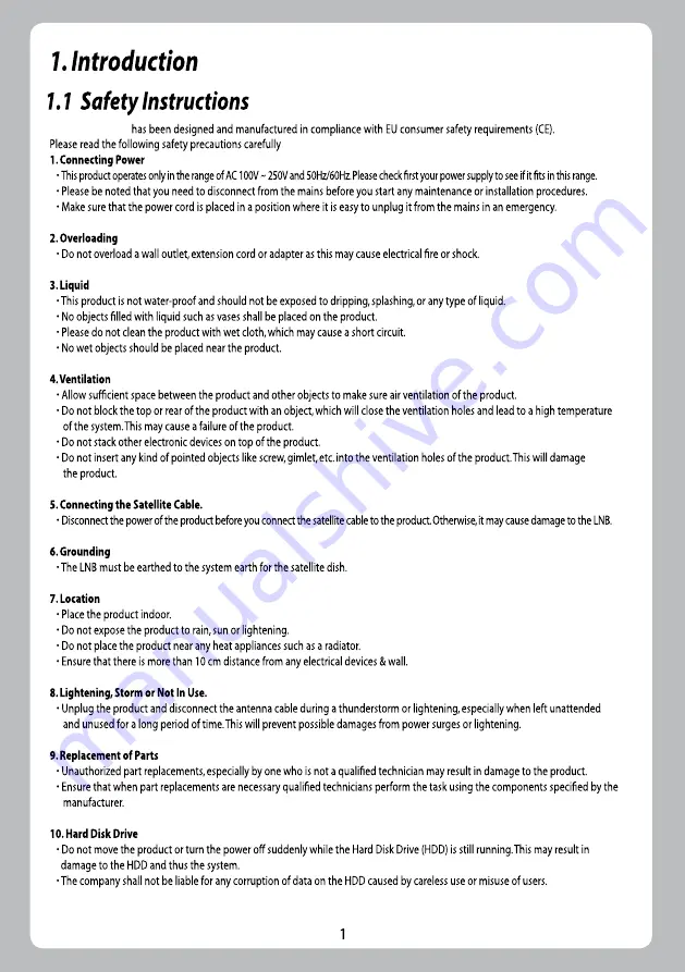 ZGEMMA H9S User Manual Download Page 5