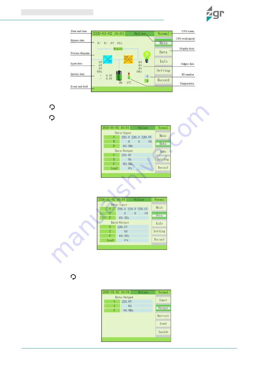 ZGR VERSATILE RT Operation Manual Download Page 15