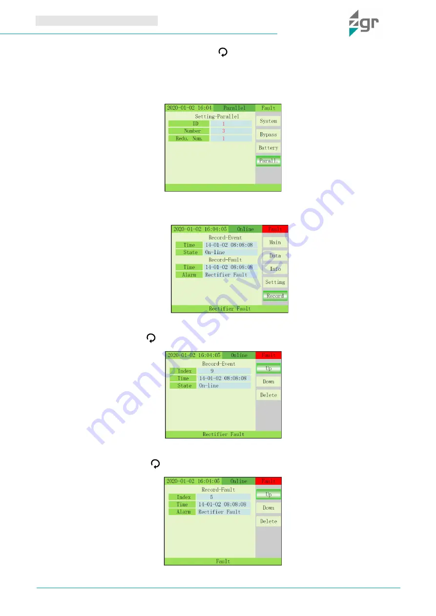 ZGR VERSATILE RT Operation Manual Download Page 19