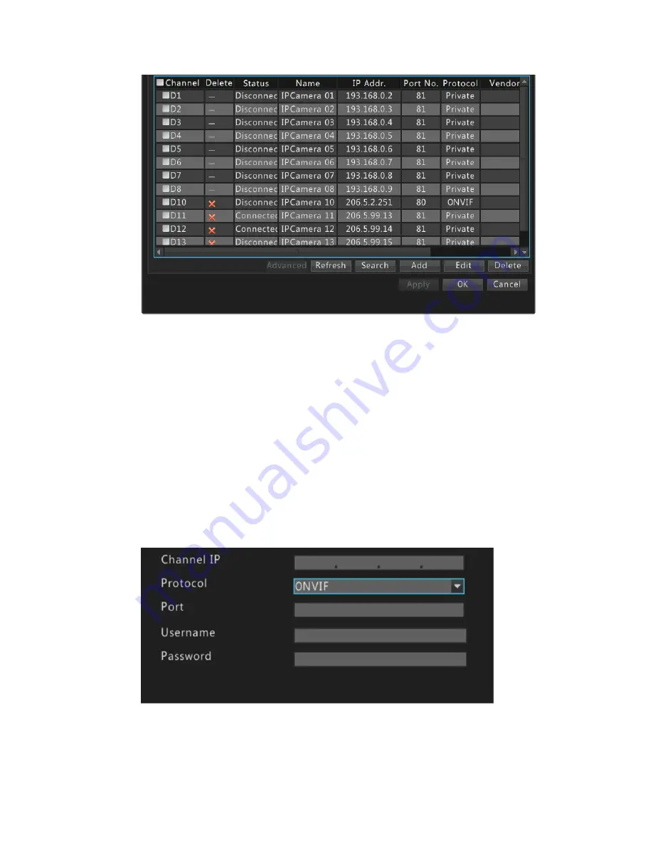 Zhejiang Uniview Technologies NVR208-16/32 Quick Manual Download Page 25