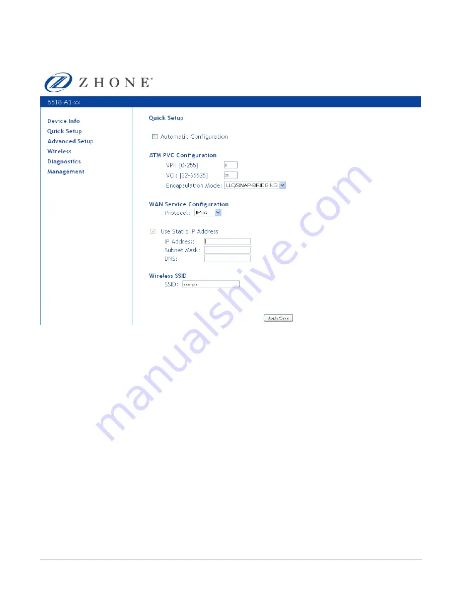 Zhone 6511-A1 Скачать руководство пользователя страница 36