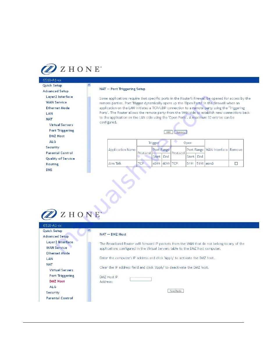 Zhone 6511-A1 Скачать руководство пользователя страница 54