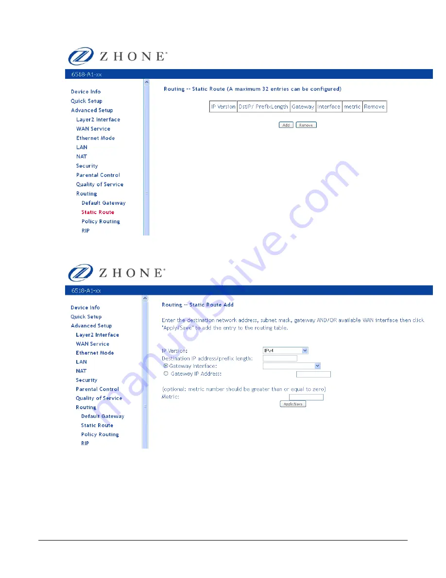 Zhone 6511-A1 Скачать руководство пользователя страница 70