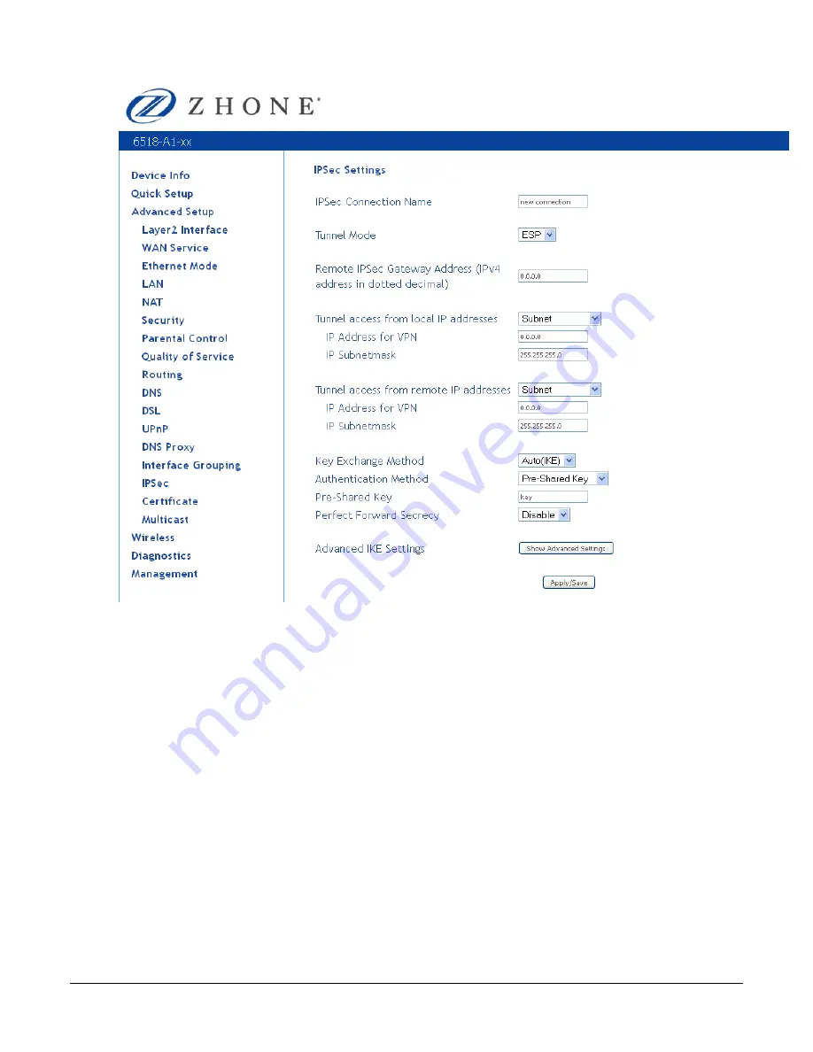 Zhone 6511-A1 Скачать руководство пользователя страница 93