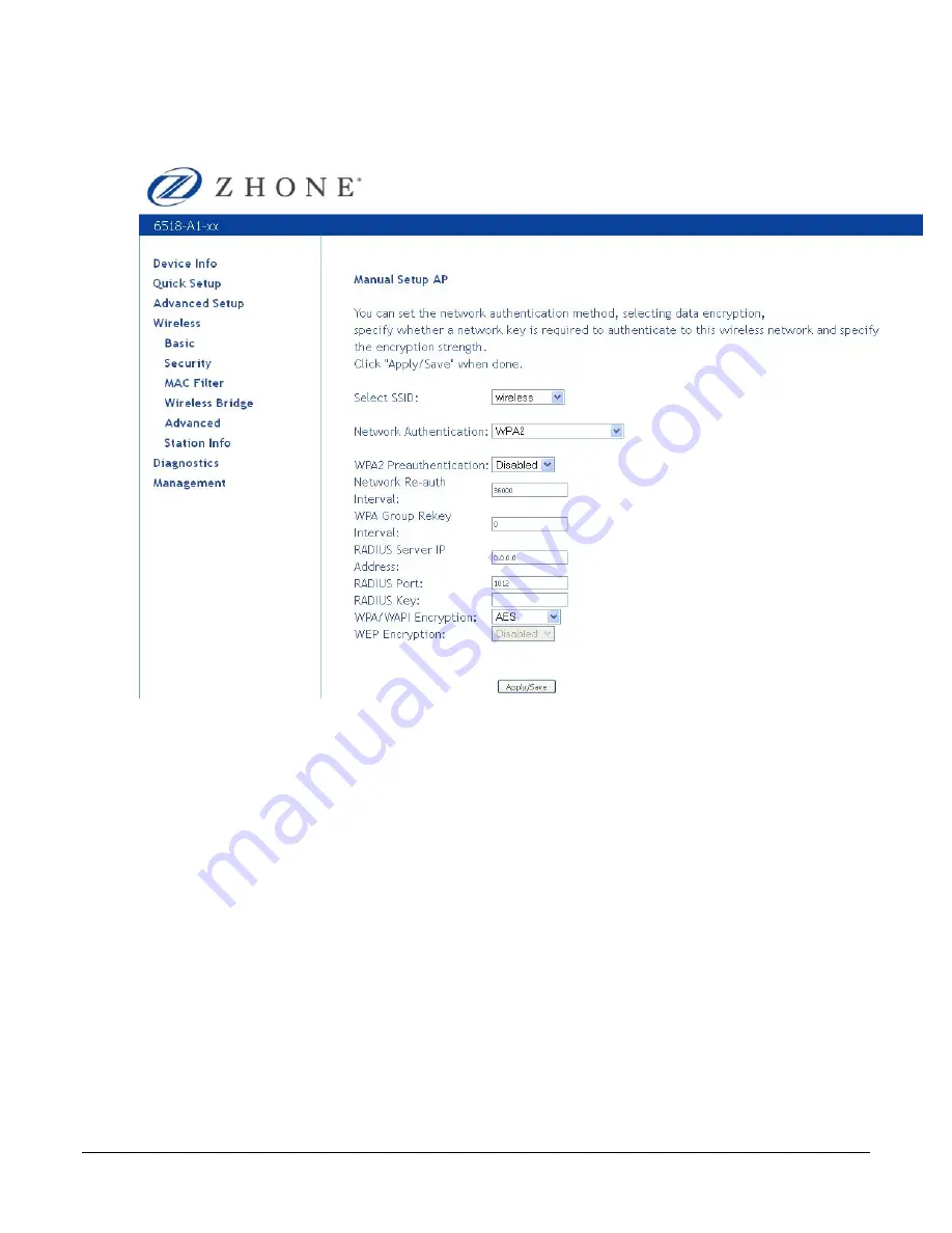 Zhone 6511-A1 User Manual Download Page 109