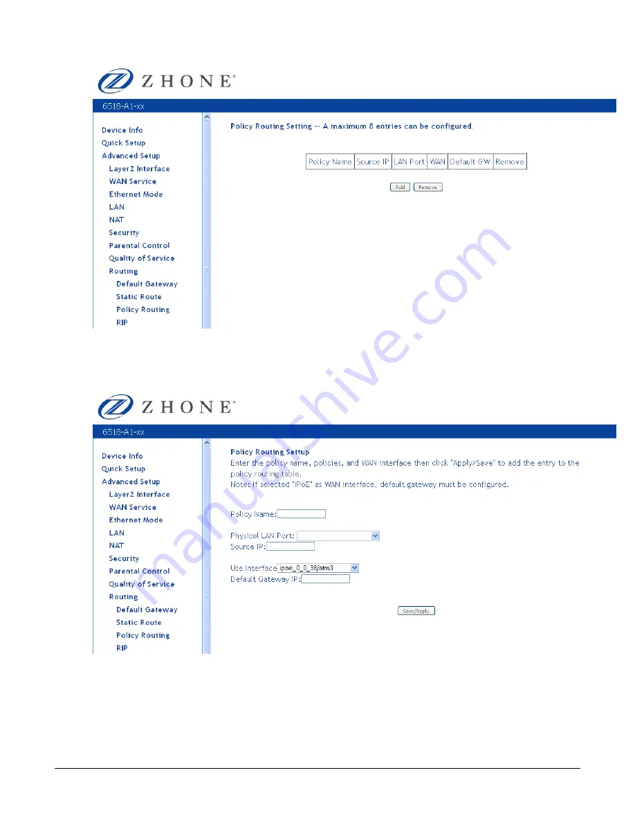 Zhone 6519-X1 Скачать руководство пользователя страница 71