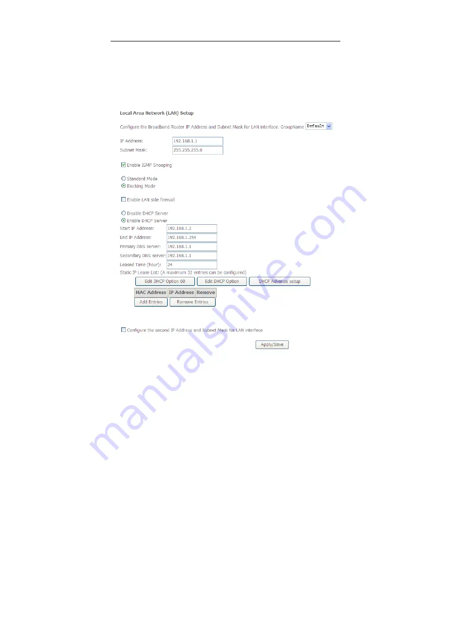 Zhone 6519W1 User Manual Download Page 58