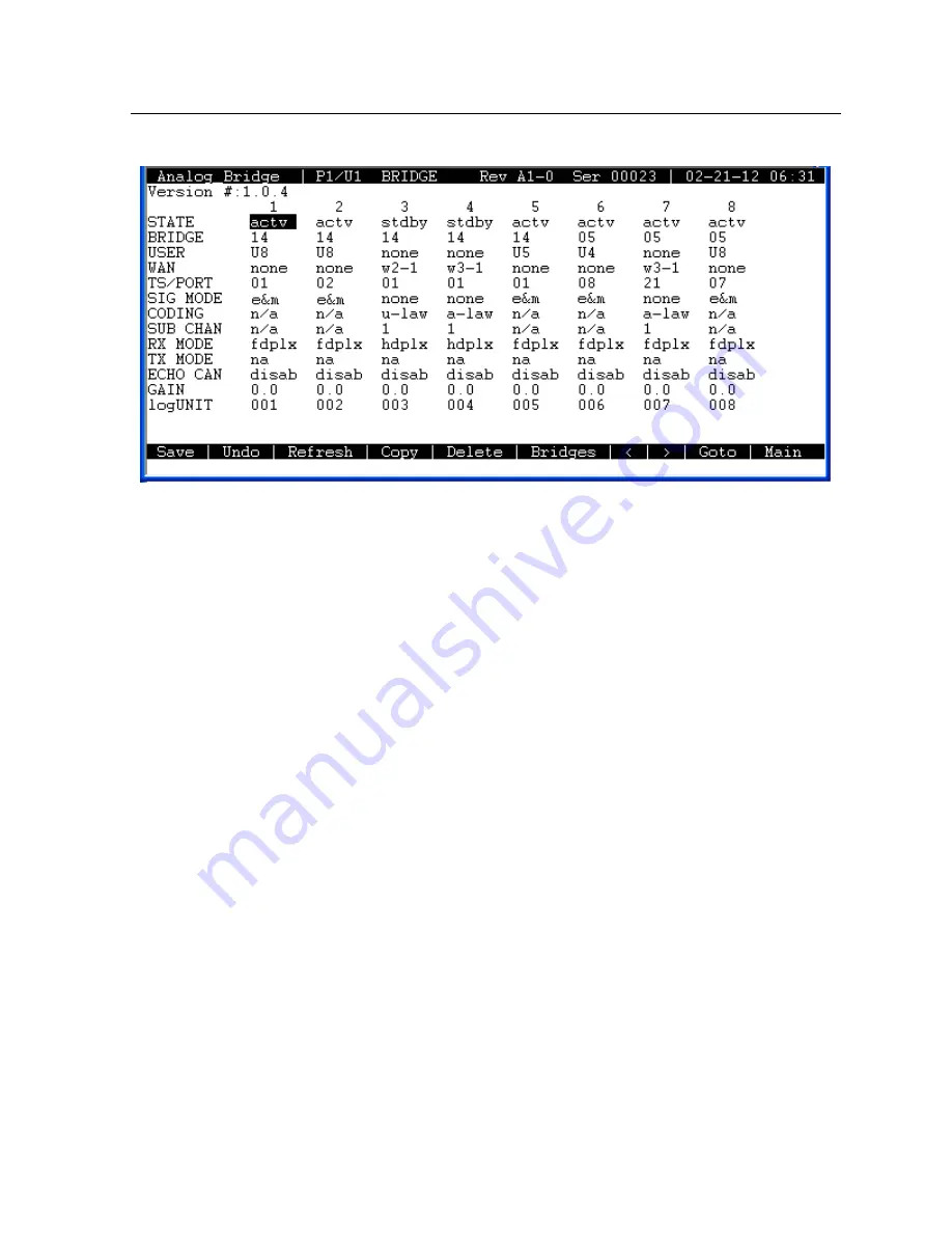 Zhone IMACS 8000 User Manual Download Page 555