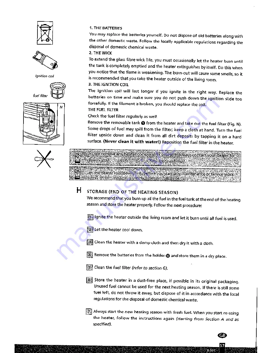 Zibro Kamin R 50 C Operating Instructions Manual Download Page 9