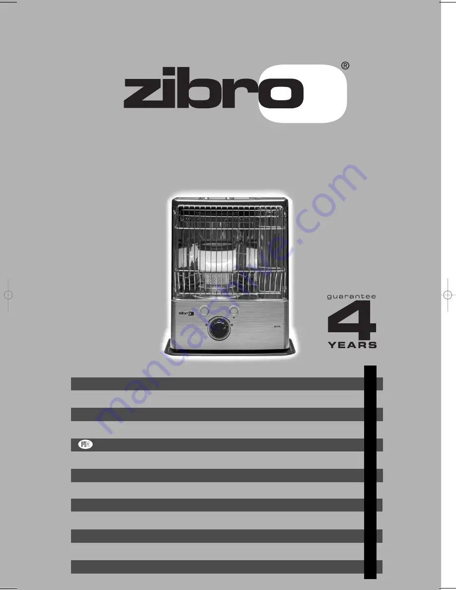 Zibro R 421 TC Operating Manual Download Page 1